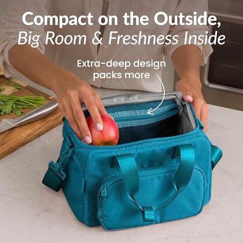 Insulated Lunch Bag, Extra-Large Capacity, Lightweight
