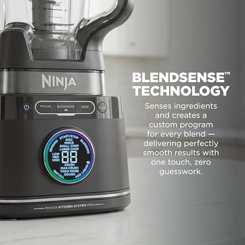 Ninja Kitchen System, BlendSense Tech, 72 oz, 1800PW, Black, TB401 - Image 3