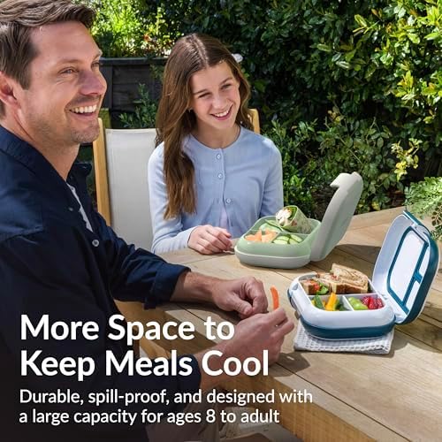 Chill Max Leak-Proof XL Bento-Style 3 or 4 Compartment Lunch Box