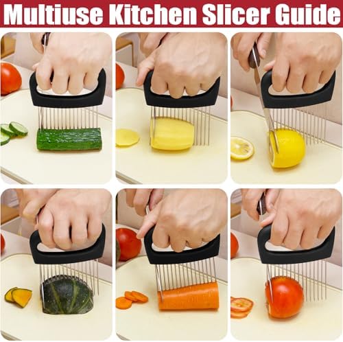 Extra-Large Onion Slicer – 304 Steel 16-Needle Cutter for Kitchen - Image 3
