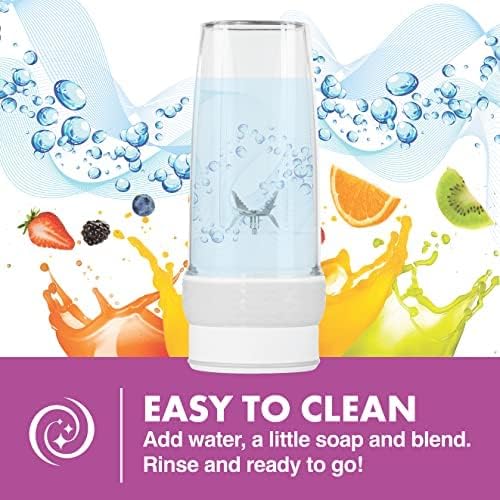 Bionic Blade Mini Portable Blender Juicer Bottle 26.5 oz, BPA-Free - Cordless & Rechargeable, Travel-Friendly Size for Smoothies, Shakes, Juices, Home & Kitchen Essentials, Gunmetal, As Seen on TV - Image 5