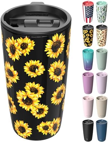 TILUCK 20 oz Insulated Coffee Tumbler with BPA-Free Lid by TILUCKBringsGoodLuck