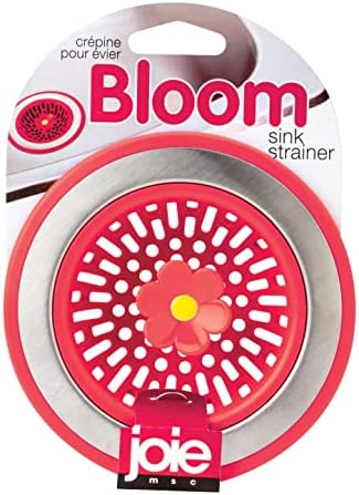 Bloom Kitchen Sink Strainer Basket, Fits All Standard Sinks, Stainless Steel, Cute Garbage Disposal Drain Cover, 4.5-Inch, Flower, Colors May Vary