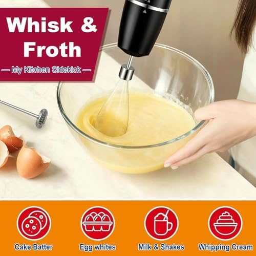 1100W 5-in-1 Immersion Handheld Blender Black - Image 4