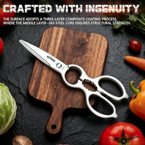 Kitchen Scissors All Purpose -Silver Kitchen Shears