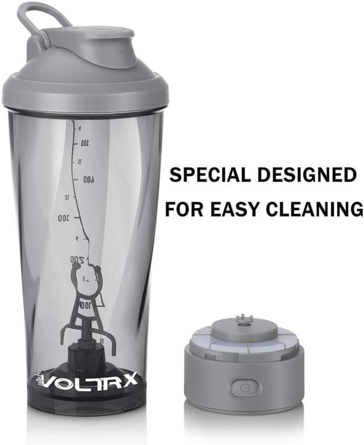 VOLTRX VortexBoost Electric Shaker Bottle, USB C Rechargeable Protein Shake Mixer, Shaker Cups for Protein Shakes and Meal Replacement Shakes, BPA-Free, Made with Tritan, Pink - Image 7