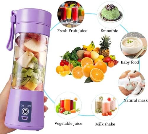 Mini Portable Blender For Milkshakes & Smoothies - USB Charging, Small Juice Cup Blender - Image 4