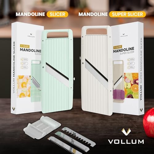 Vollum Mandoline Slicer Vegetable Cutter Stainless Steel Blades - Image 5
