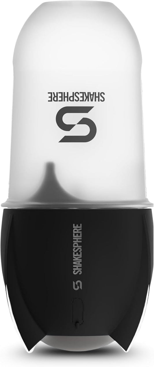SHAKESPHERE Portable Blender for Shakes and Smoothies – 19oz Electric Personal Blender with Clear Tritan Cup, USB-C Rechargeable, Compact and Powerful for Travel, Gym, and Workout – Black