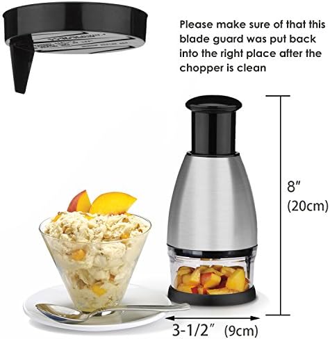 Best Utensils Premium Stainless Steel Chopper And Dicer Chop Veggies Herbs And Nuts With Ease Black - Image 6