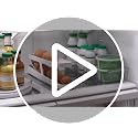 RollDown® Egg Dispenser, Rolling Eggs Dispenser and Organizer for Refrigerator Storage, Double Track