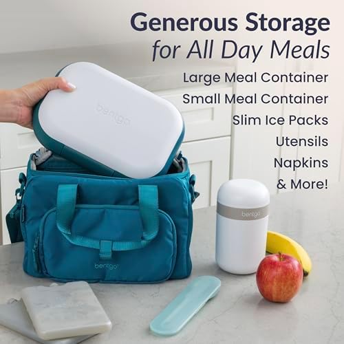 Insulated Lunch Bag, Extra-Large Capacity, Lightweight