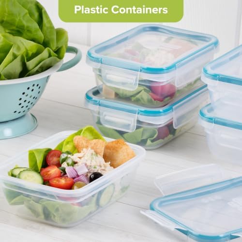 Plastic Total Solution (5-Pack, 3-Cup) Food Storage Containers Set
