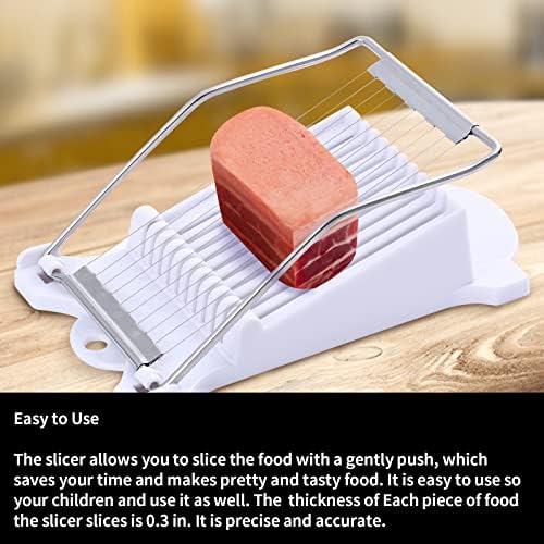 2 Pack Luncheon Meat Slicer, Egg Slicers,Strawberry Slicer - Image 5
