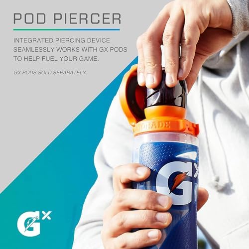 Gx Sports Bottle, Faded Flag, Plastic, 30oz