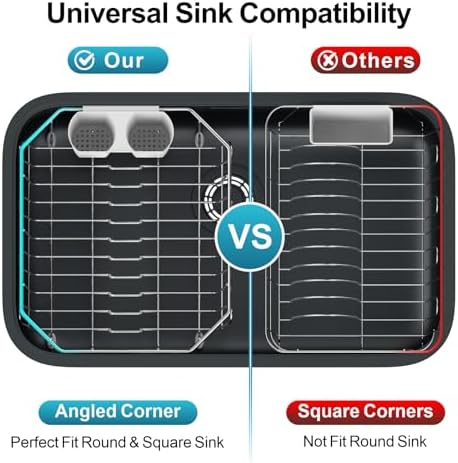 Small in Sink Dish Drying Rack - Stainless Steel for RV Kitchen