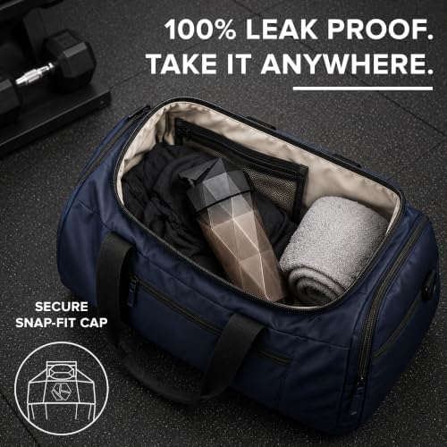 Keelo 28 oz Protein Shaker Bottle, 100% Leakproof Shaker Cup, Black - Image 5
