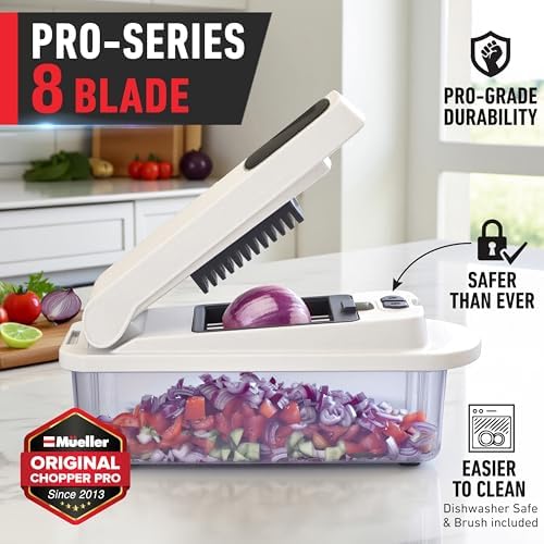 Mueller The Real Original Pro Vegetable Chopper & Mandoline Slicer, 10-in-1 - Image 2