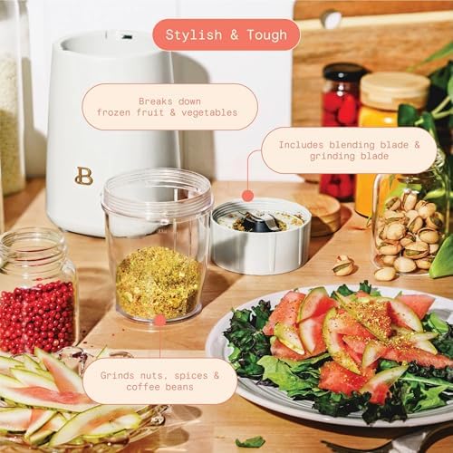 Personal Blender 12-Piece Set, 240W Motor, Emulsifying Stainless Steel Blade System, 16oz Travel Cup with Straw, BPA-Free Dishwasher Safe Jars - Image 3