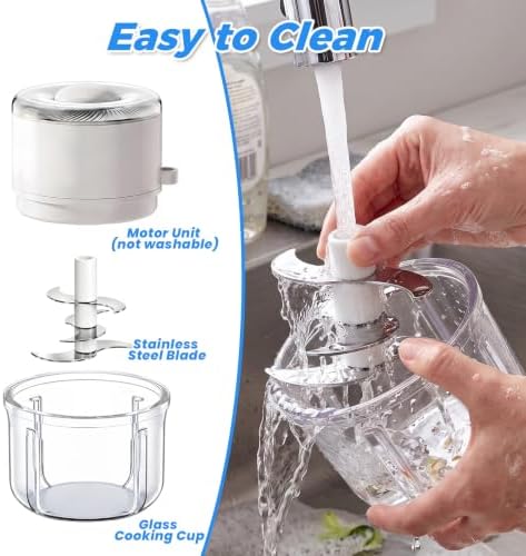 2026 New Mini Electric Garlic Chopper - 350ML Mini Portable Veggie Chopper - Image 4