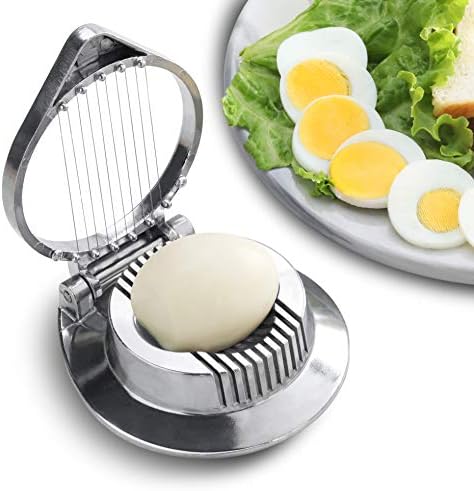 New Star Foodservice Commercial Grade Aluminum Egg Slicer, Mushroom Slicer with Stainless Steel Wire (Hand Wash Only) - Image 3