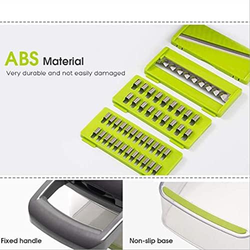 Vegetable Chopper, Multifunctional 15 in 1 Food Chopper Vegetable Slicer Potato Onion Chopper Veggie Chopper Dicer with Container - Image 5