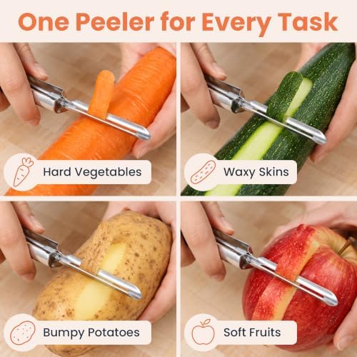 Original Jonas Vegetable Peeler, 2 Pack - Made In Sweden