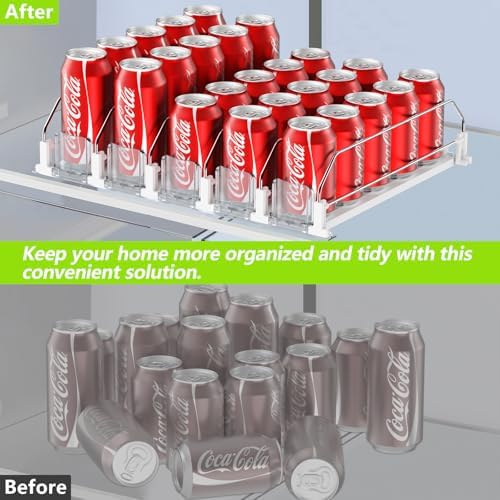 Drink Organizer for Fridge,Holds up to 25 Cans