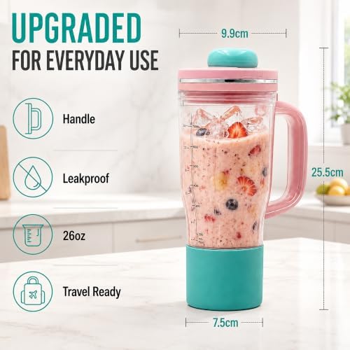26oz Travel Cup with Lid for Ninja BlendBOSS Personal Blender - Image 3