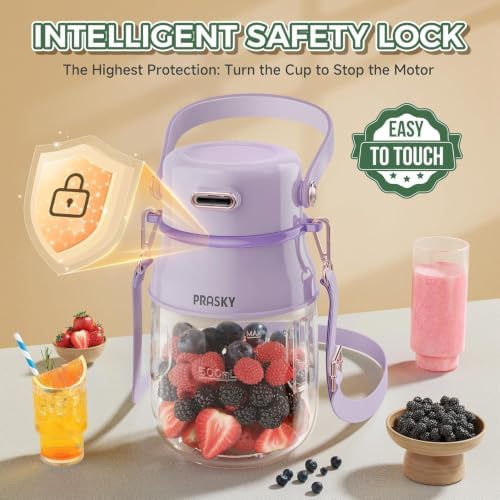 Portable Blender, Personal Blender, Type-C Rechargeable, Gym/Travel/Camping - Image 2