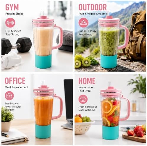 26oz Travel Cup with Lid for Ninja BlendBOSS Personal Blender - Image 6