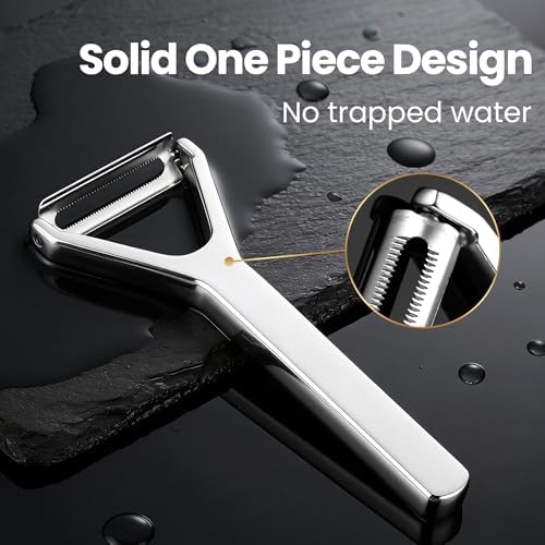 Vegetable Peeler, Ultra Sharp Blade, Stainless Steel Y Peeler