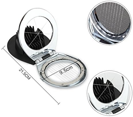 3 in 1 Egg Slicer, Egg Cutter Egg dicer for Boiled Eggs -Stainless Steel Wire with 3 Slicing Styles - Image 5