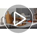 Large Teak Dish Drying Rack, Wood Collapsible Organizer for Plates