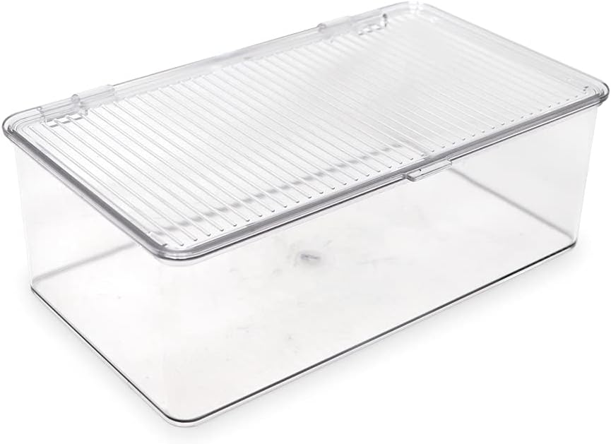 Medium Stackable Organizer Bin (10.75”x6.5”x3.7”)