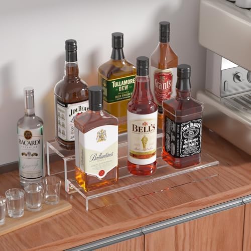 2 Tier Liquor Bottle Display Shelf