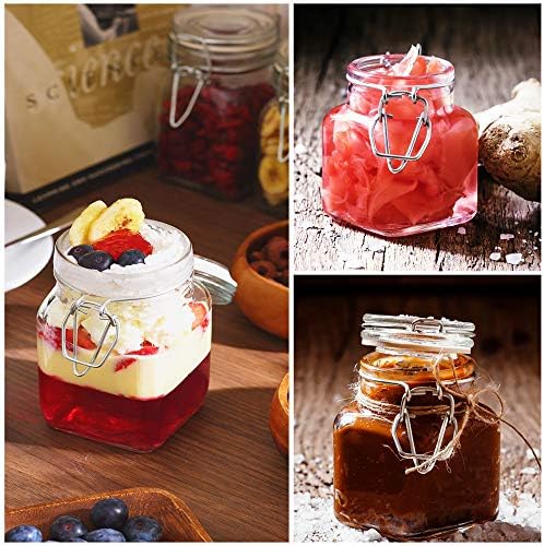 Spice Jars, 24 Pack 4oz Small Glass Jars Spice Jars Herb Jars