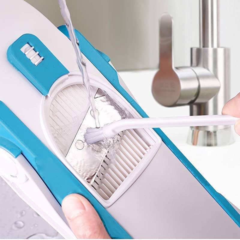 Vegetable Chopper Mandoline Slicer Adjustable Vegetable Cutter Safe Multi-purpose Food Vegetable Slicer for Kitchen (Blue), 12.7*5.3*5 inch - Image 3