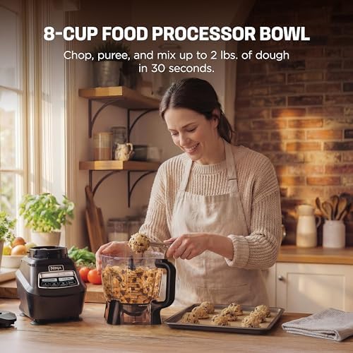 Ninja Kitchen System Pro, 1500W, 72oz Pitcher, 8-Cup, Black, BL770 - Image 4
