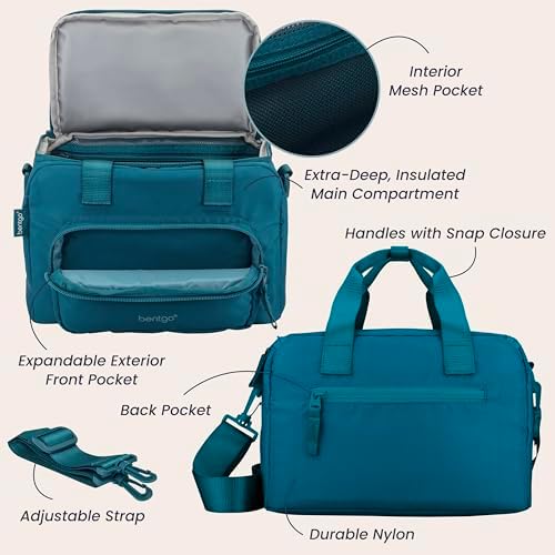 Insulated Lunch Bag, Extra-Large Capacity, Lightweight