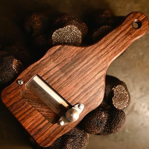 Professional Truffle Shaver/Slicer/Cutter in RoseWood & Stainless Steel Blade | Adjustable Mandoline Slicer - Made in Italy - Image 2