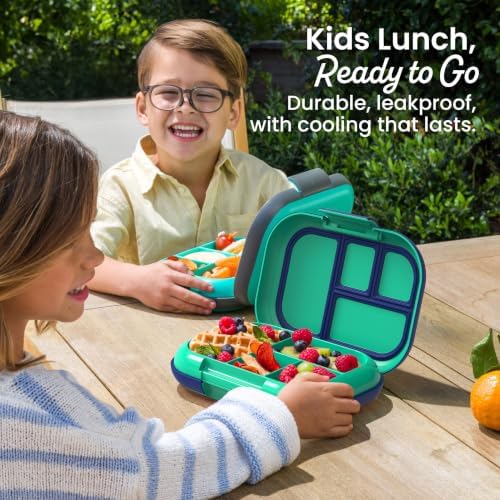 Chill Kids 4-Compartment Bento Box Leakproof Lunch Box