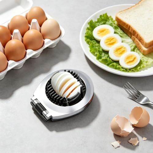 Egg Slicer for Hard Boiled Eggs,Dishwasher Safe - Image 6