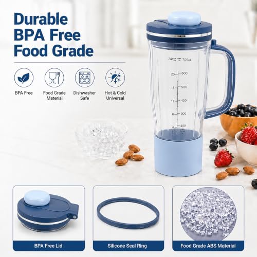 26oz Replacement Cup with Lid for Ninja BlendBOSS Personal Blender - Image 3