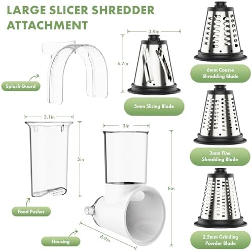 Cheese Grater Attachment for KitchenAid, Large Cheese Grater