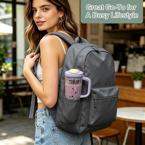 26 oz Travel Tumbler Replacement Compatible with Ninja BlendBoss Personal Blenders, Replacement 26oz Smoothie Vessel Cup with Lid & Straw for Blendboss DB351PR DB351CY DB351ST,Leakproof,Lavender - Image 6