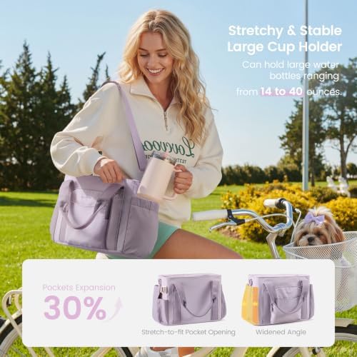 Insulated Lunch Box for Women,Adult Lunch Cooler Tote Bag with Bow