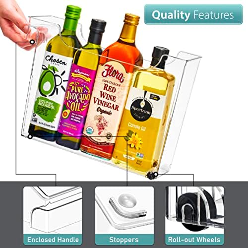 Under-Sink Organizer Bins with Wheels & Handles (2 Sizes)