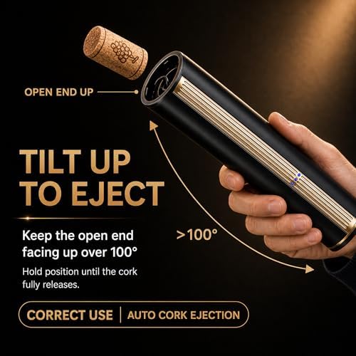 Rechargeable Electric Wine Bottle Opener with Charging Base