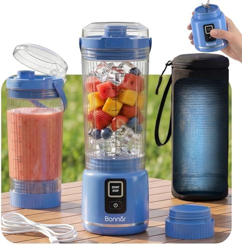 Cordless Portable Blender for Smoothies, Shakes and Ice Crushing by bonnor